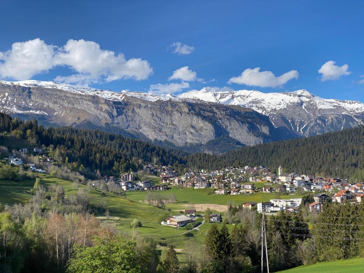 Moderne Ferienwohnung In Laax - Modern Apartment In Laax Kültér fotó